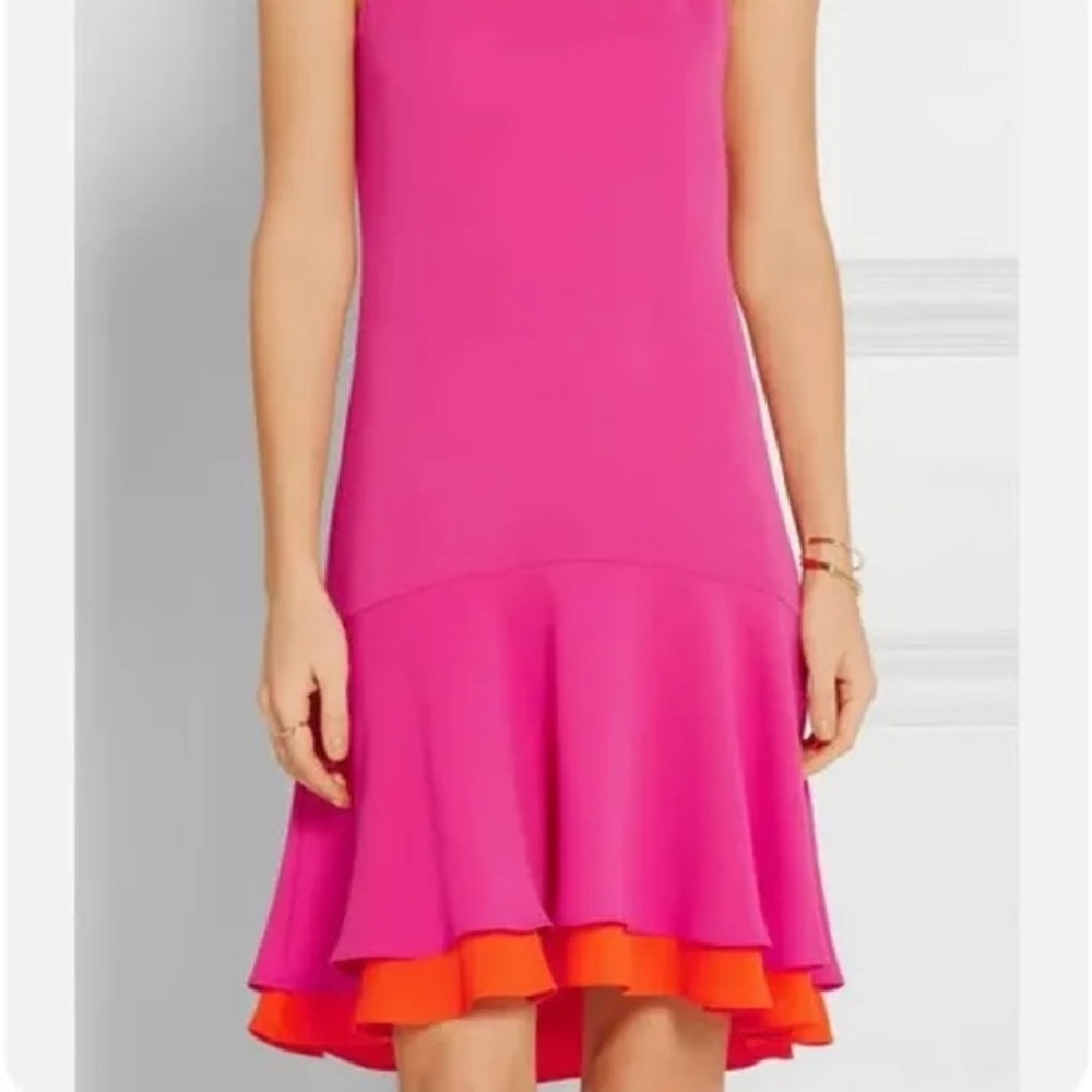 Diane von Furstenberg Pink and Orange dress
